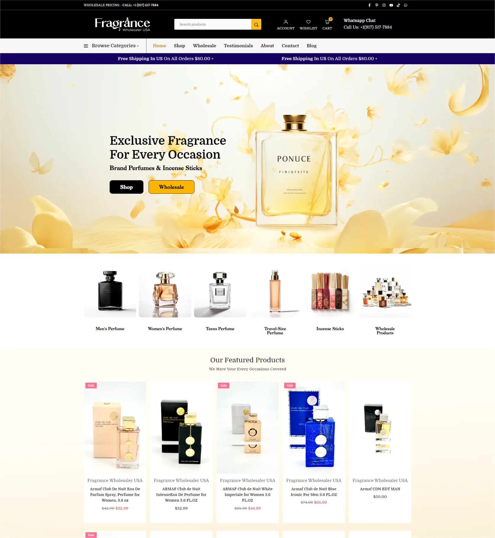 Custom Shopify Website